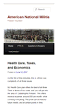 Mobile Screenshot of americannationalmilitia.com